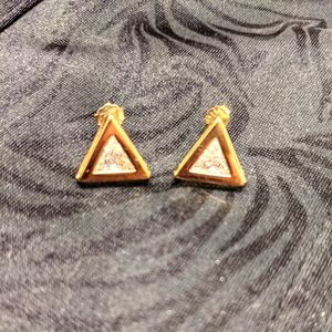 Vince camuto triangle earrings